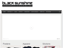 Tablet Screenshot of blacksunshinedistribution.com